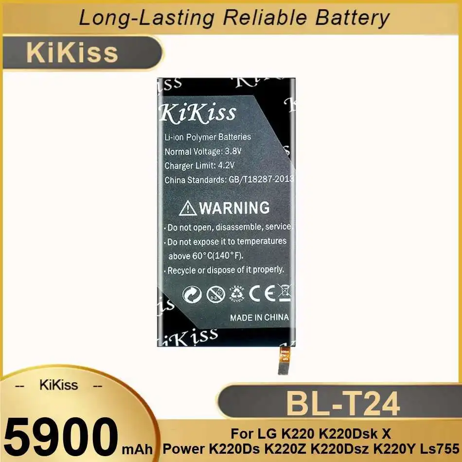 Аккумулятор мобильного телефона BL-T24 5900 мАч для LG K220 K220dsk X Power K220ds K220z K220dsz K220y Ls755