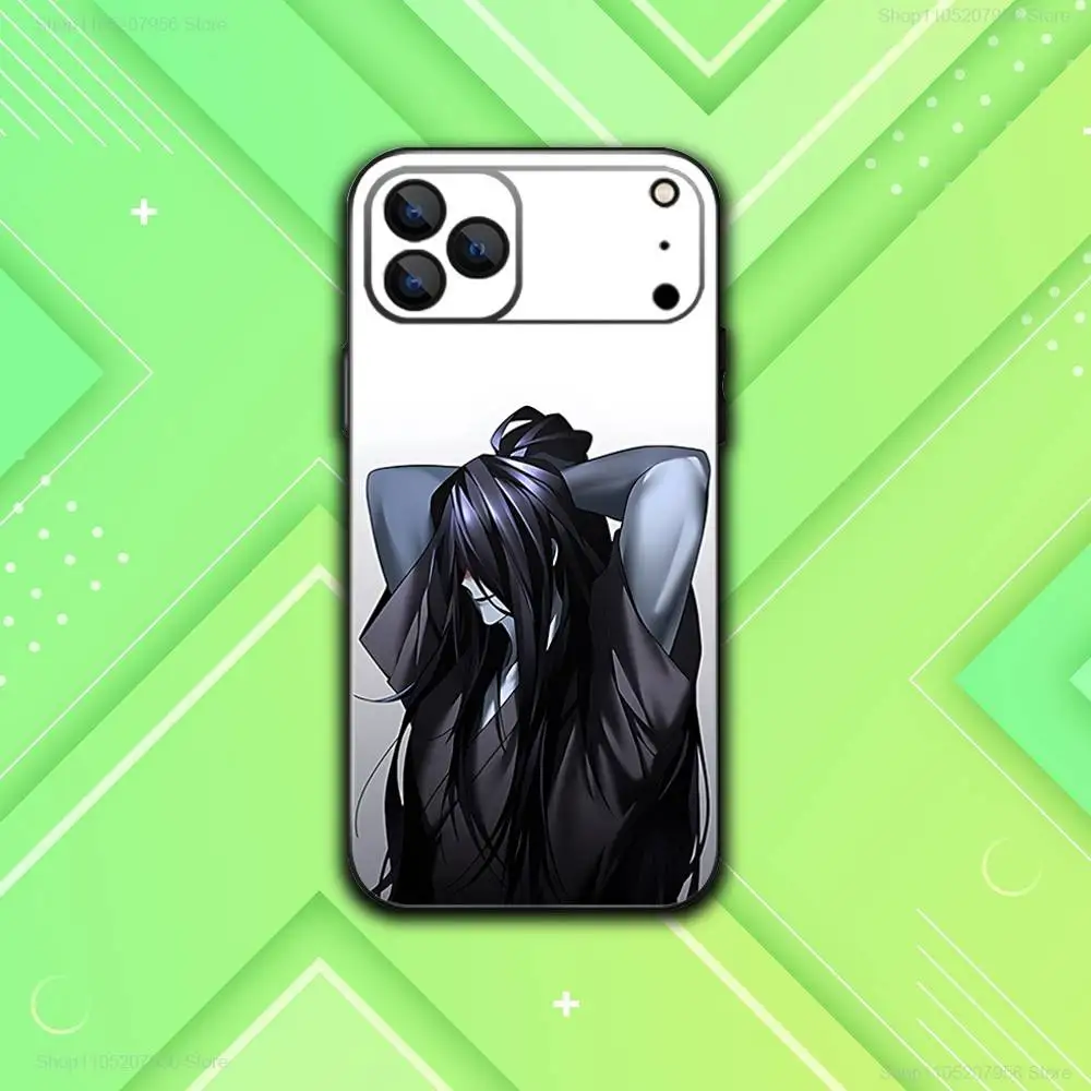 H-Homicipher Mr Crawling Black Phone Case For iPhone 17,16,15,14,13,12,11,Plus,E,Air,Pro,Max,Mini Ultra-Thin