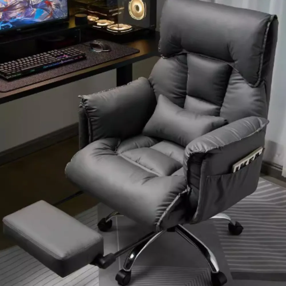 

Armrest Wheels Office Chair Pillow Elastic Comfy Desk Chair Ergonomic Lounge Cadeiras De Escritorio Decoration Accessories
