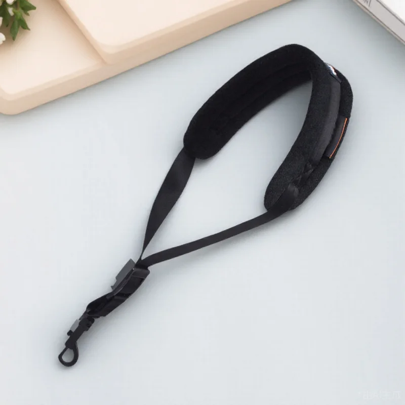 Alça de ombro para saxofone, espessada, larga, nylon, durável, respirável, almofada, descompressão, suspensório, acessório de instrumento sax