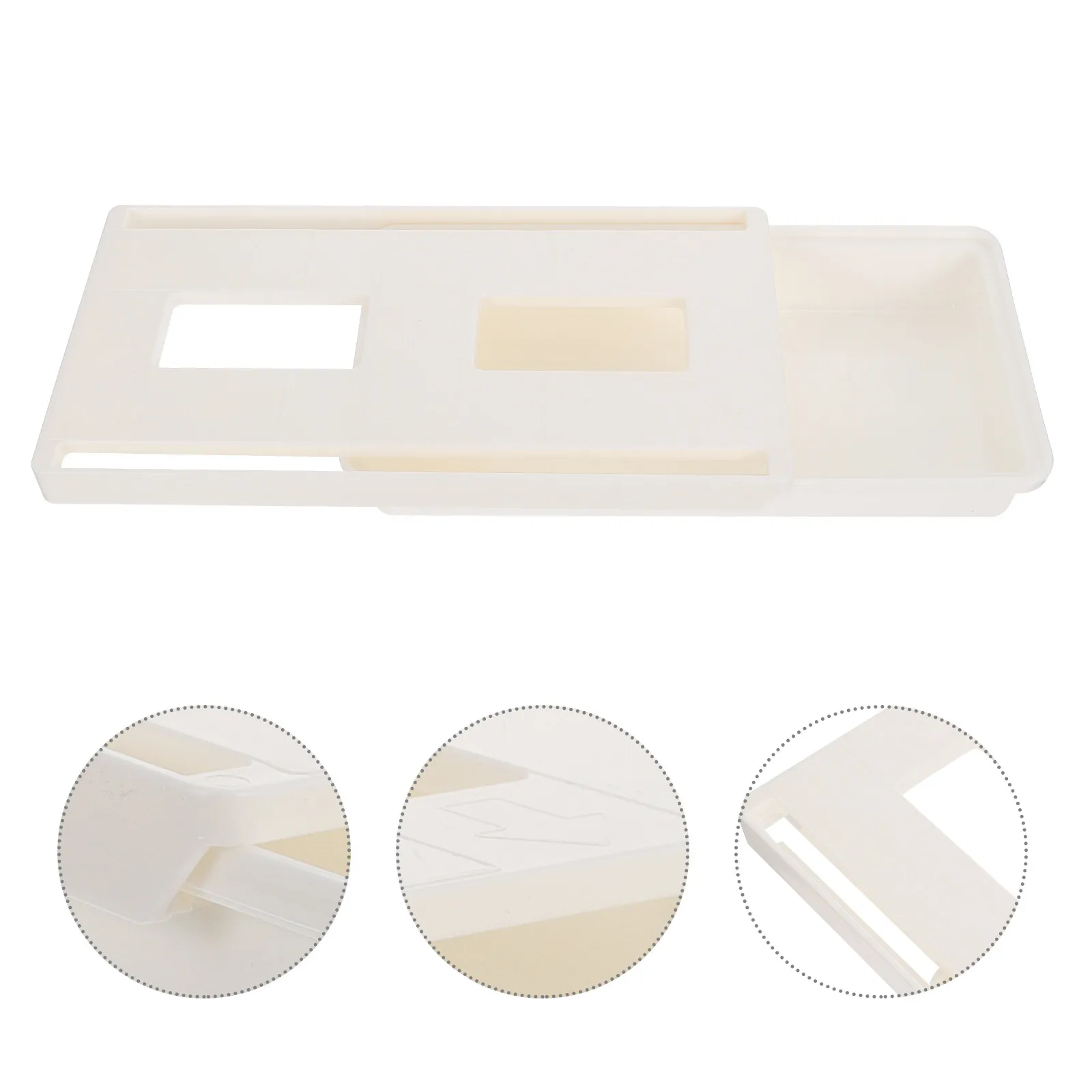 

Выдвижной ящик под стол без сверления, пластиковый органайзер из ПП для хранения, без гвоздей, для гостиной, спальни, кухни, канцелярских принадлежностей