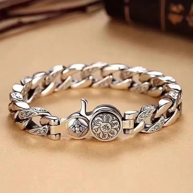 

2024 New Rotating Trendy Fashion Personalized Bracelet s925 Silver Bracelet Jewelry