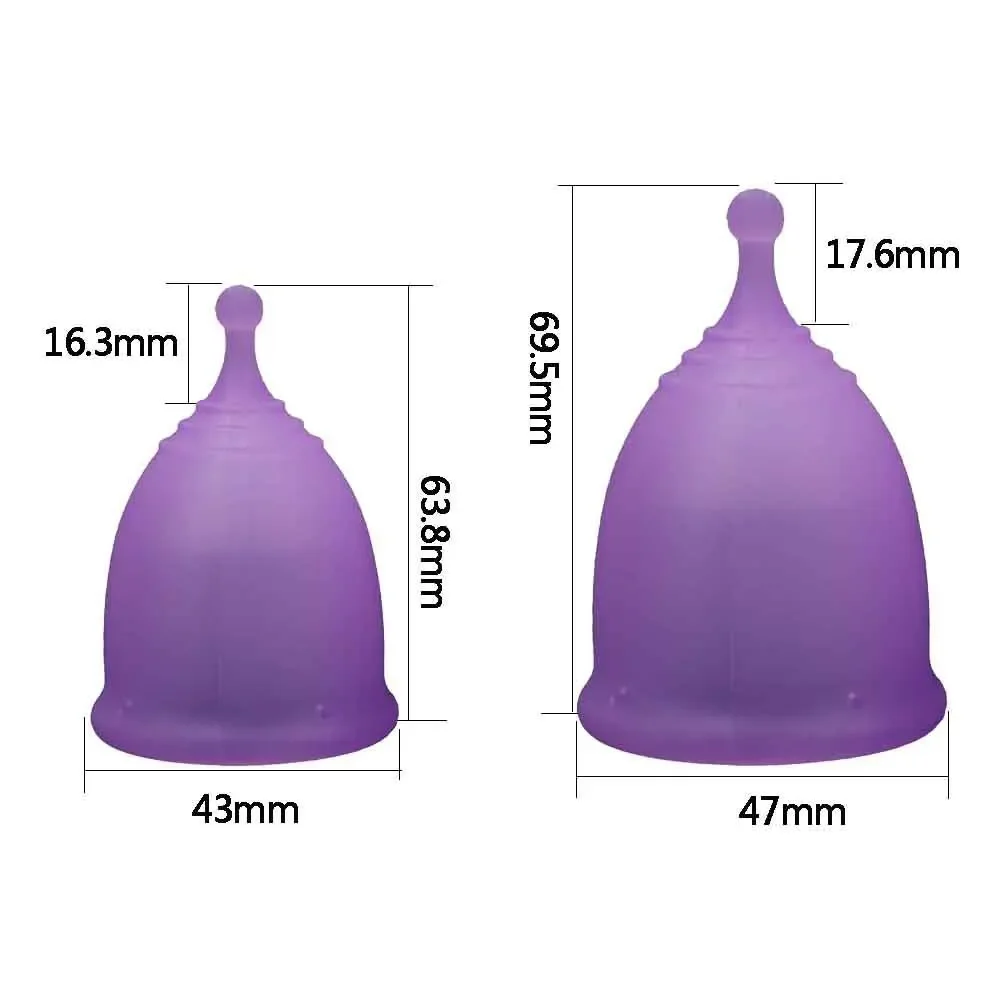 Silicone Menstrual Cup, Menstruação Bowl, Tampões Período, Médico, Silicone, Certified Personal, Copa Mestral, Certified