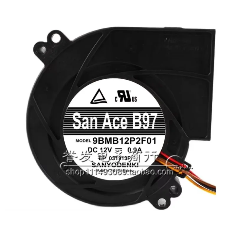 

Ltsf For SANYO DENKI 9BMB12P2F01 DC 12V 0.9A 97x97x33mm 4-Wire Server Cooling Fan 9cm