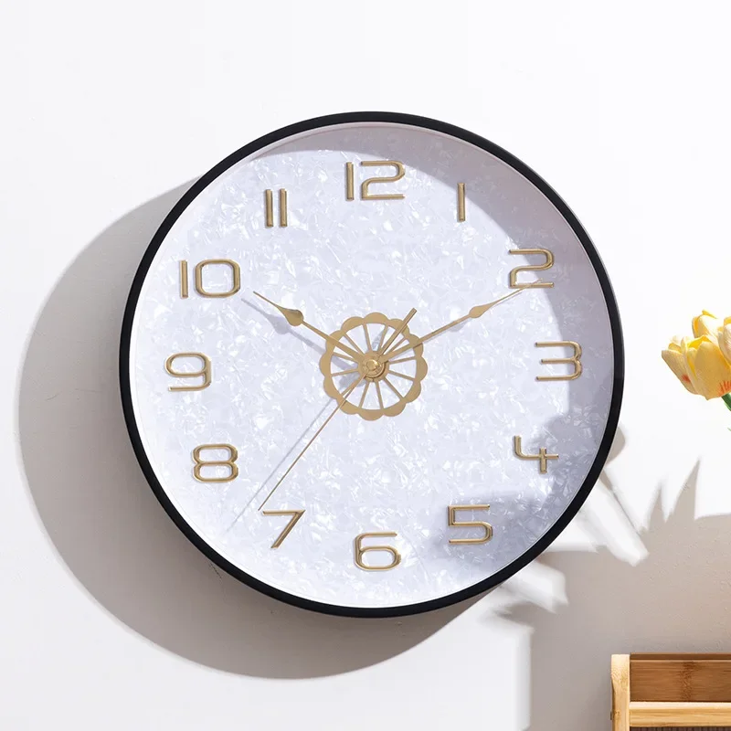 Bedroom Nordic Wall Clock Mechanic Mid Century Retro Clockwork Wall Clock Luxury Noiseless Dekoracje Do Pokoju Room Decoration