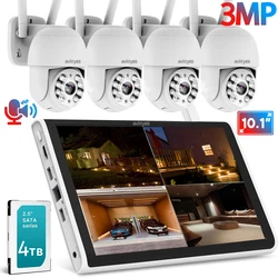 3MP WiFi Home Security CCTV Kit 10.1