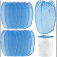 10Pcs Fine Mesh Paint Filter Bags Disposable Strainer with Elastic Top for DIY Enthusiasts and Professional Painters