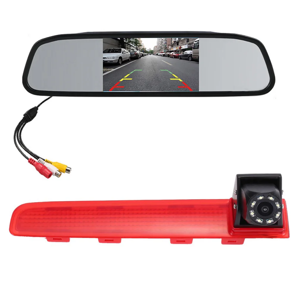 

Car reverse camera +4.3"Mirror for Volkswagen Multivan T5 T6 Diesel Petrol Bus AWD Mk V 7EF,7EM,7EN,7HF,7HM,7HN 2003 - 2015