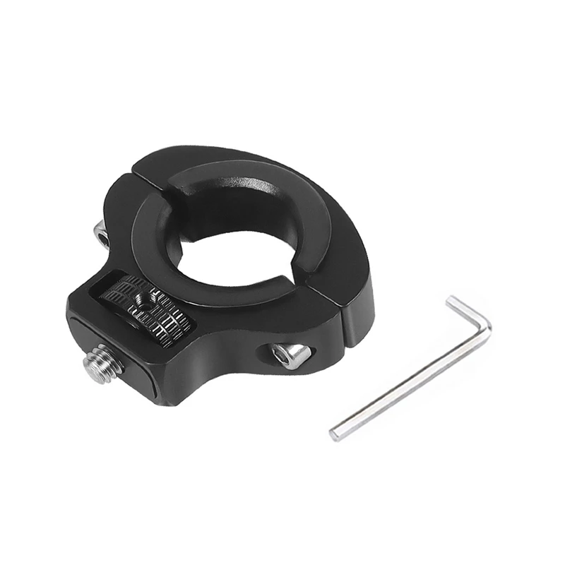 Adjustable Anti-Reverse 1/4 Screw Clamp Side Reinforcement Diameter Riding Photography Bicycle Fixing Bracket