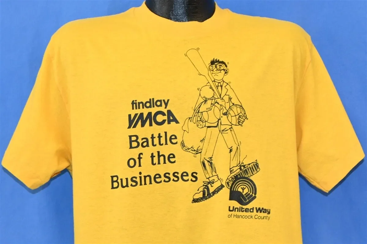 

90s YMCA Battle of the Businesses Findlay Ohio United Way of T-shirt