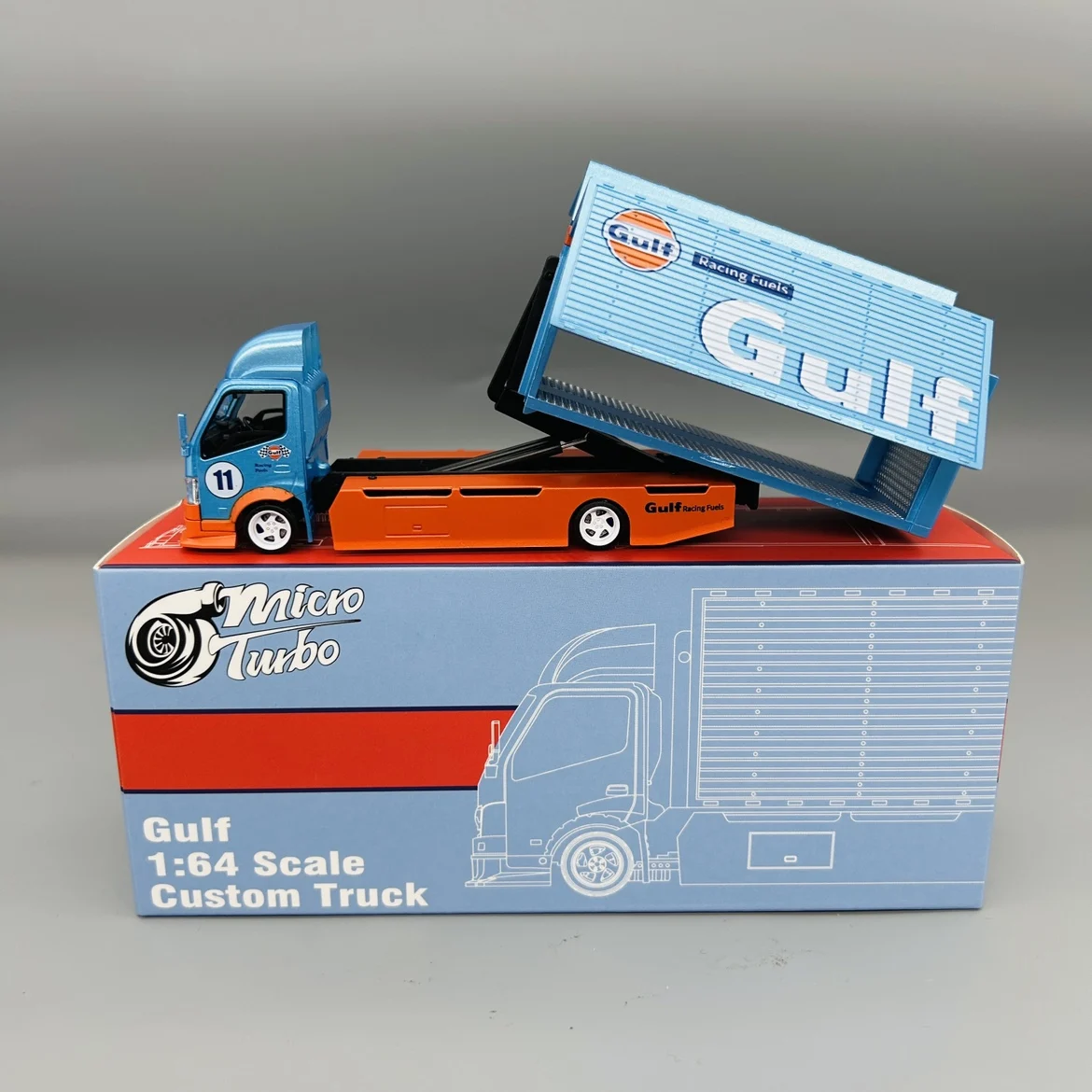 1:64, Lepel Runaway Gegalvaniseerde Flatbed Trailer Lightning Silhouet 23. Roze Varken Container Truck Collectie, Speelgoed voor jongens.