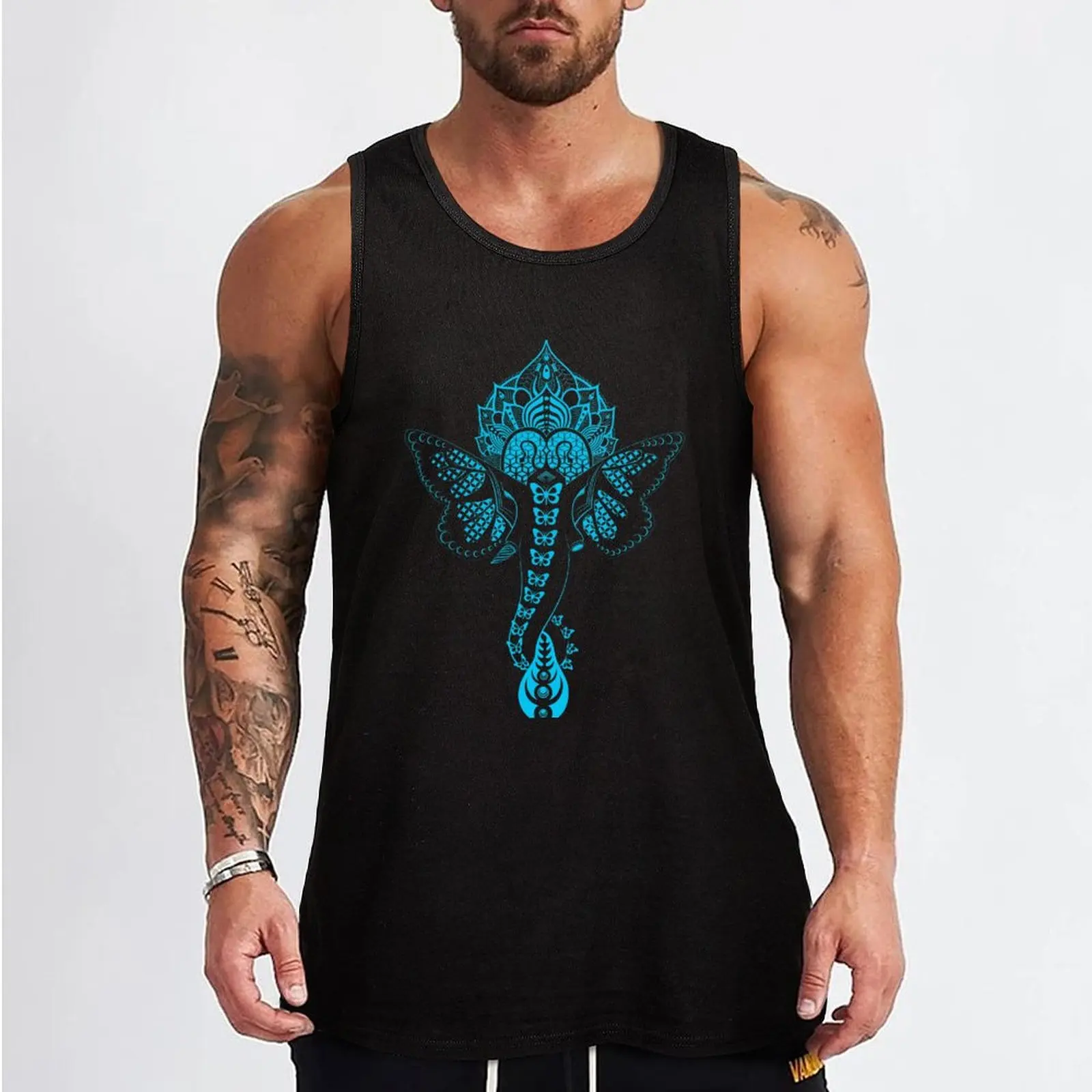 Bass Ganesh Tank Top Top summer cotton t-shirts man