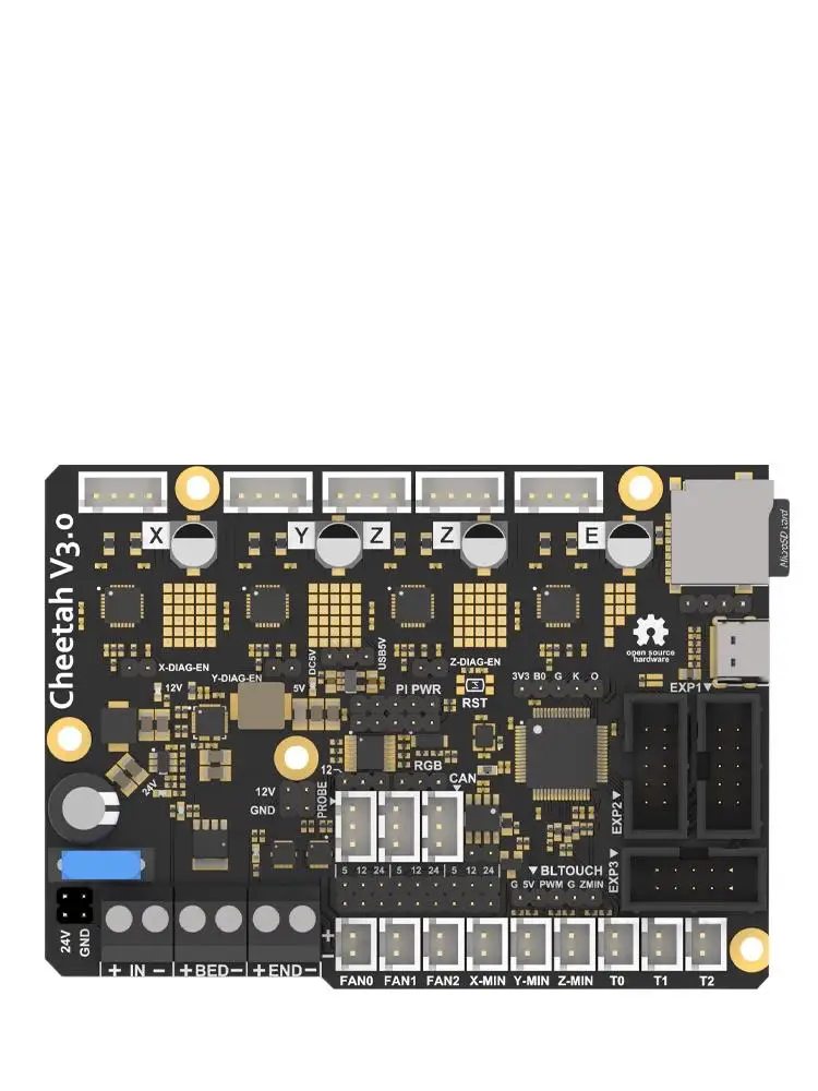 

3d printer For Cheetah 3.0 quad-axis motherboard TMC2209 voron v0.2/ender3/CR10 accessories