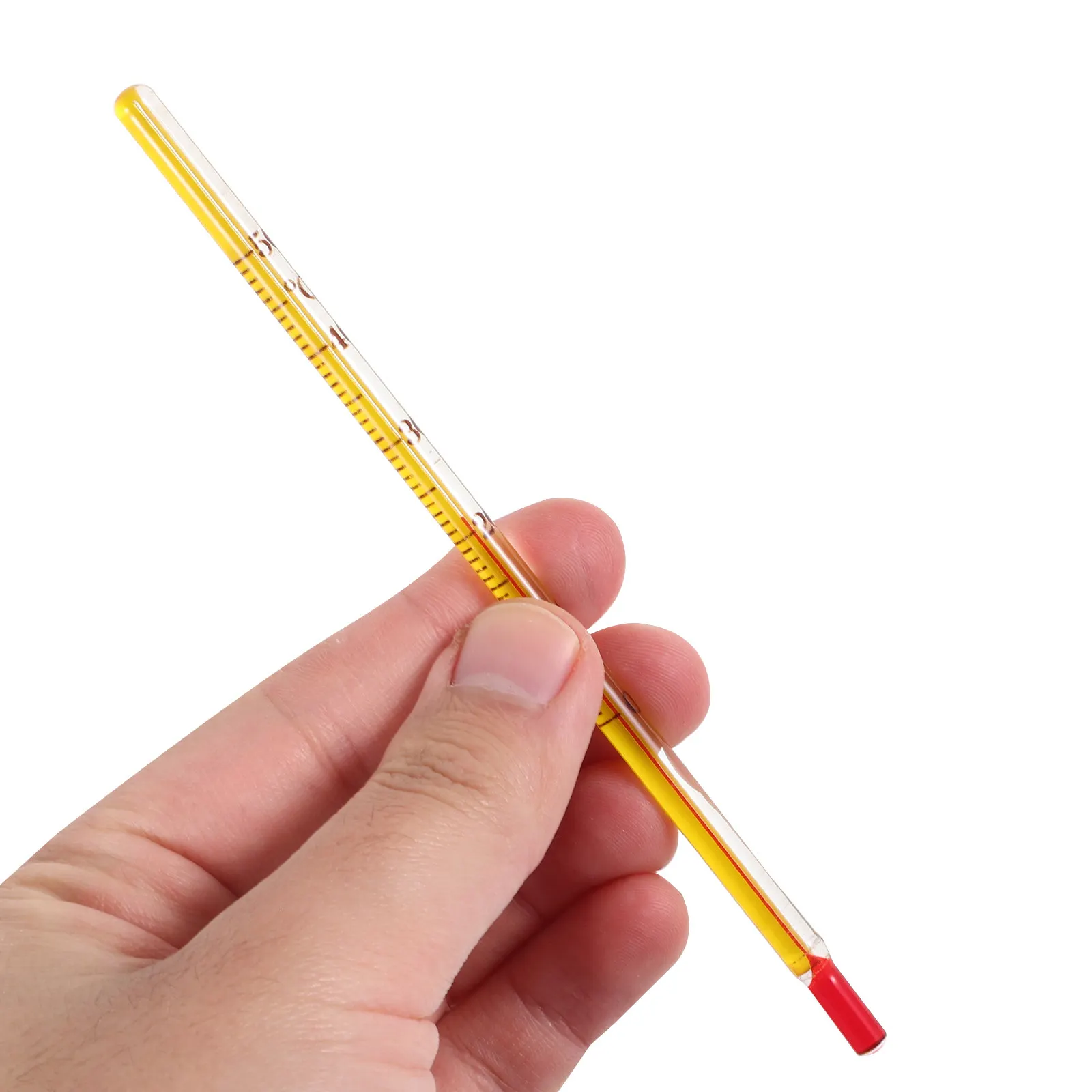 

1Set Transparent Glass Alcohol Tester Accurate Alcohol Percentage Meter for Whiskey Wine Beer Fermentation Distilling Supplies