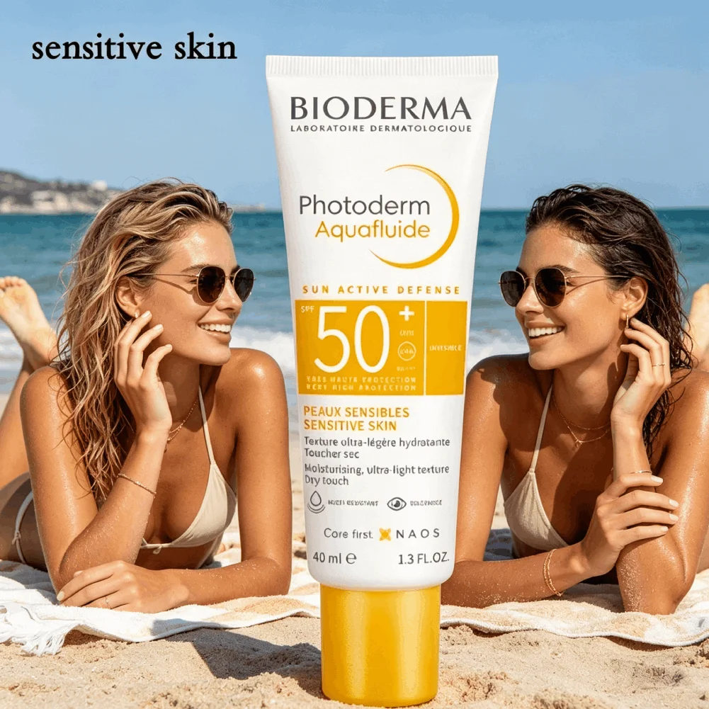 Protector Solar Facial BIODERMA de Corea, 40g, FPS 50+, Resistente a los Daños UV, Larga Duración, No Grasoso, para Hombres y Mujeres