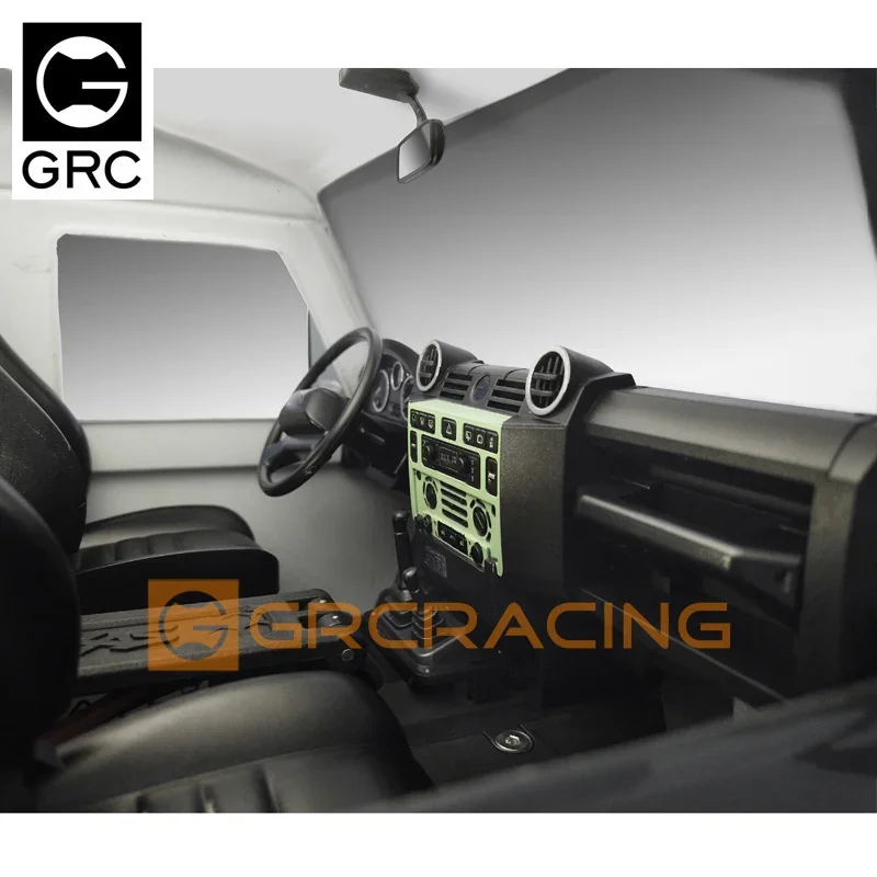 GRC 1/10 Defender Interior Kit w/o Battery Cover for RC TRX-4 Defender Body Simulation Upgrade Parts Accessories #G161D/DG/DF