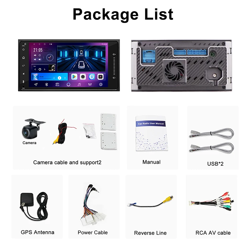 トヨタ カローラ 2008-2012用 7インチ ヘッドユニット カーラジオ ステレオ ワイヤレスCarPlay Apple Android Auto対応  バックカメラ GPSナビ BT 64GB