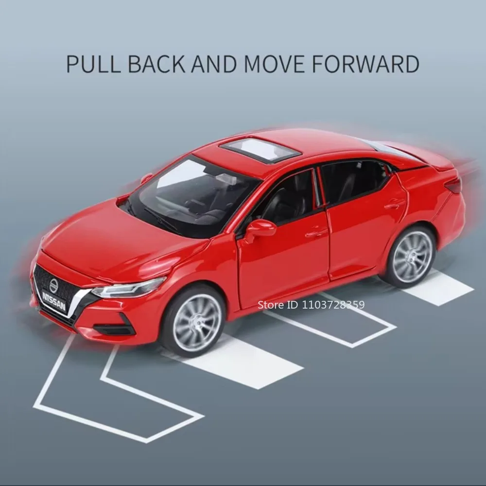 1:32 실피 엑스트레일 모델 장난감 자동차 합금 다이캐스트 사운드 라이트 도어 오픈 풀백 충격 흡수 자동차 장난감 소년 선물용
