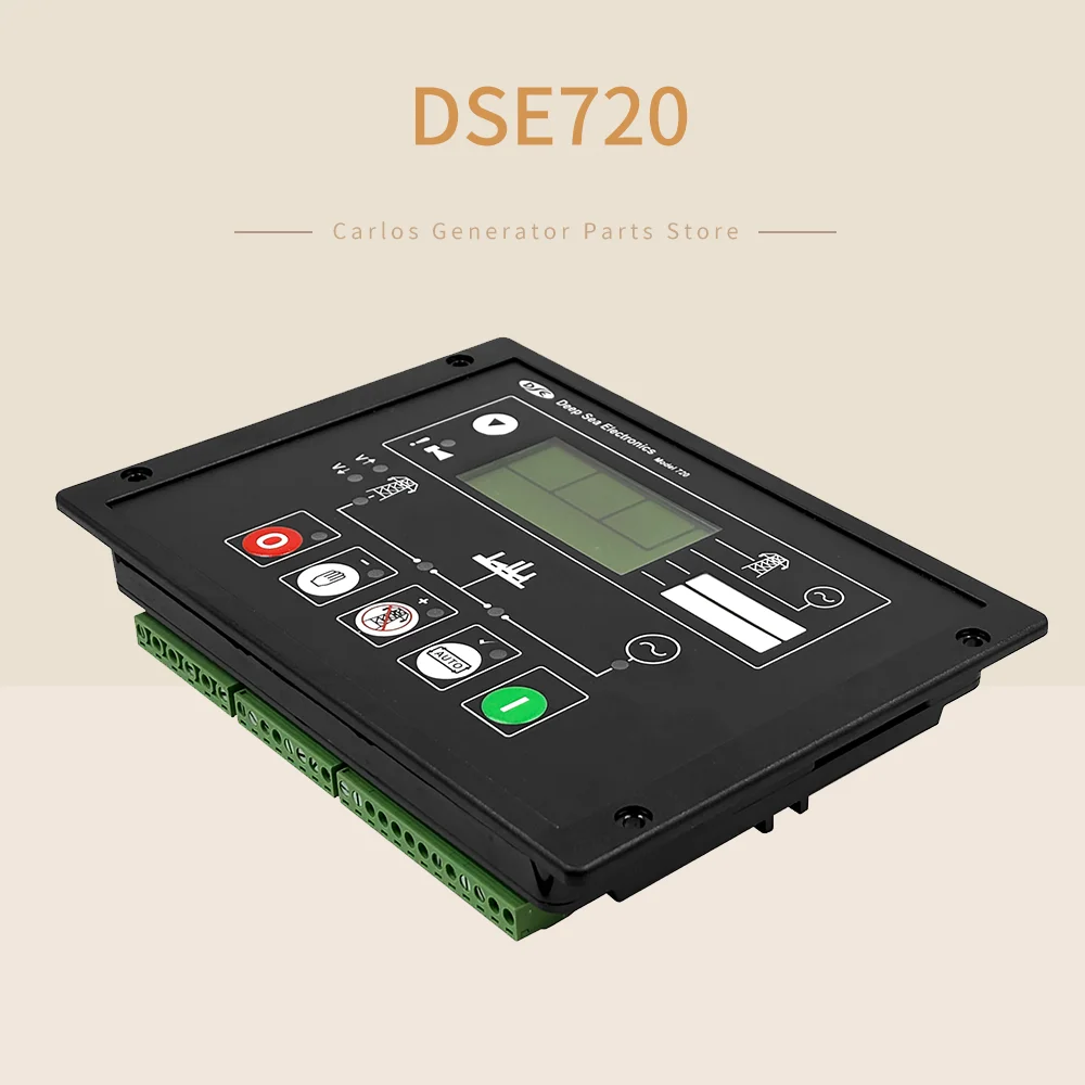 Original Deep Sea DSE720 Generator Electronic Controller Module Control Panel LCD Display for Dse720 Diesel Generator Control