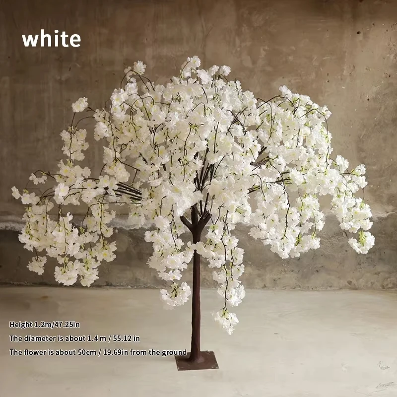 Christmas tree simulation cherry tree simulation plant artificial flower wedding party decoration window