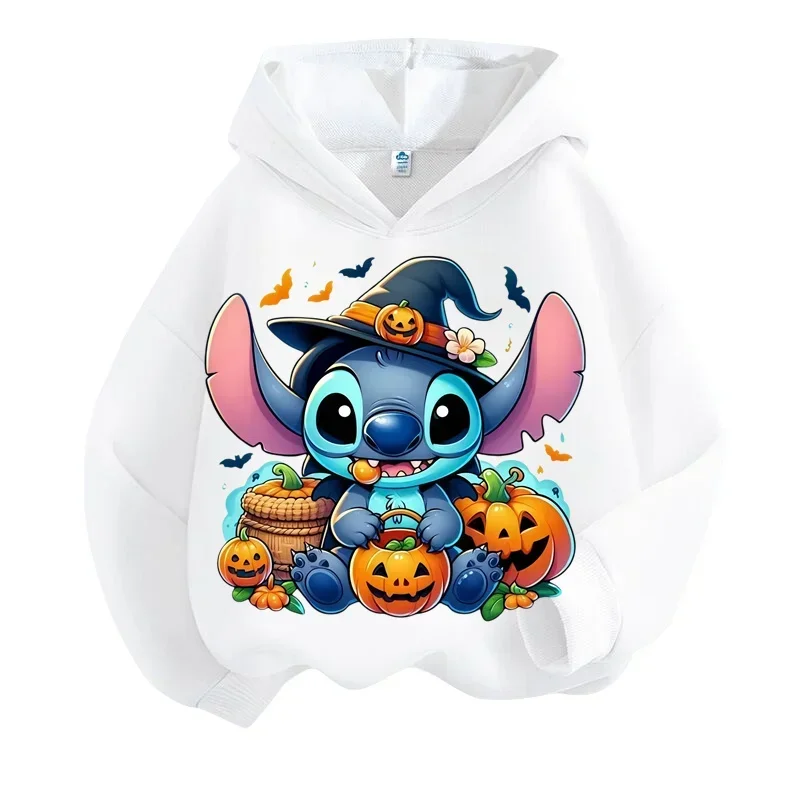 

Kawaii Lilo Stitch Hoodie Kids Clothes Girls Clothing Fashion Baby Boys Clothes Autumn Warm Stitch Sweatshirt Children Tops
