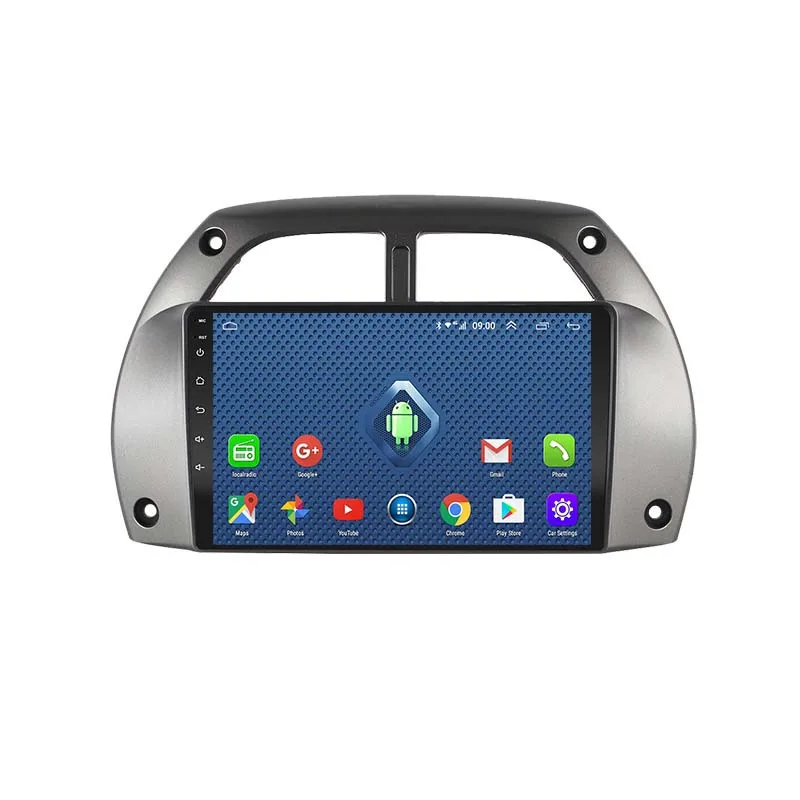 9inch car android player 4 core Panel Stereo For Toyota RAV4 2001-2005