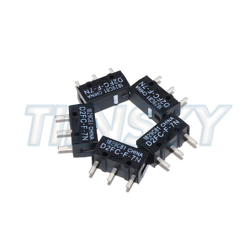 5PCS New Authentic Mouse Micro Switch D2FC-F-7N Mouse Button Fretting D2FC-E-7N D2FC