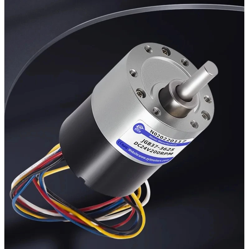 JGB37-3625 Brushless DC deceleration motor 12v24v low speed high torque micro speed control micro motor