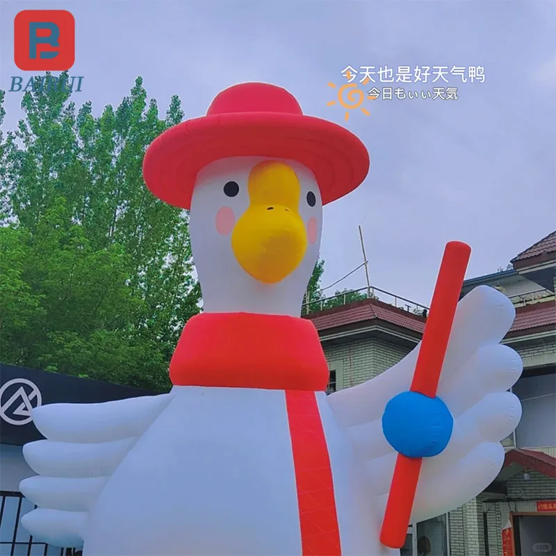 Inflatable goose IP Custom Children's day parent-child drainage of natural animals