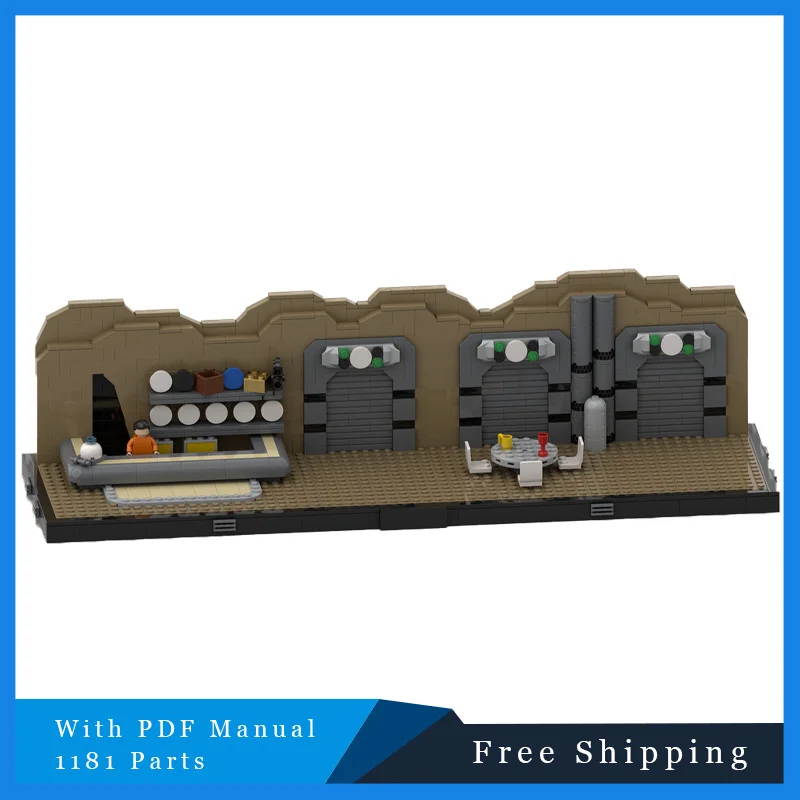 1181 PCS Star Battle Series Legendary Tavern Modular Building Bricks Model Set For Children Assembly Display Toys Festival Gifts