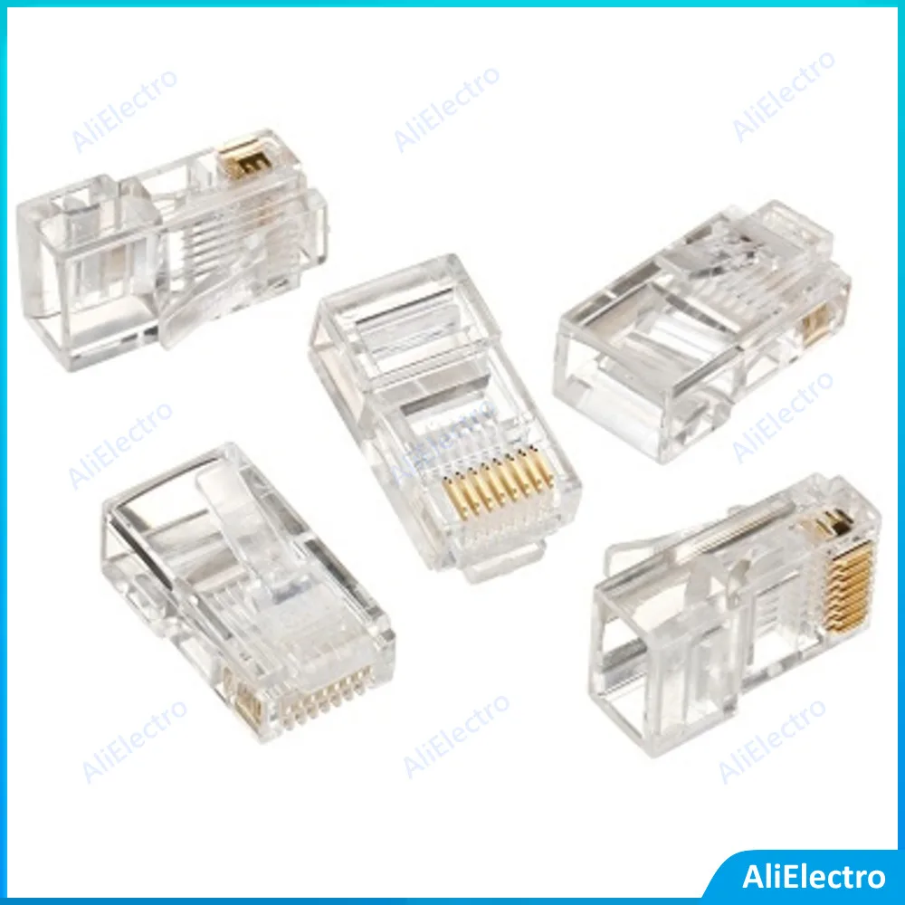 

50 шт., разъемы RJ45, CAT5, CAT5e, Cat6