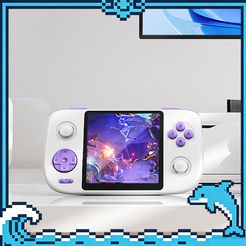 

Игровая консоль GAMEMT E3 Vigor с 3,95-дюймовым IPS-экраном 120 Гц, аккумулятором 5000 мАч, двумя джойстиками, поддержкой 2.4G Wi-Fi.