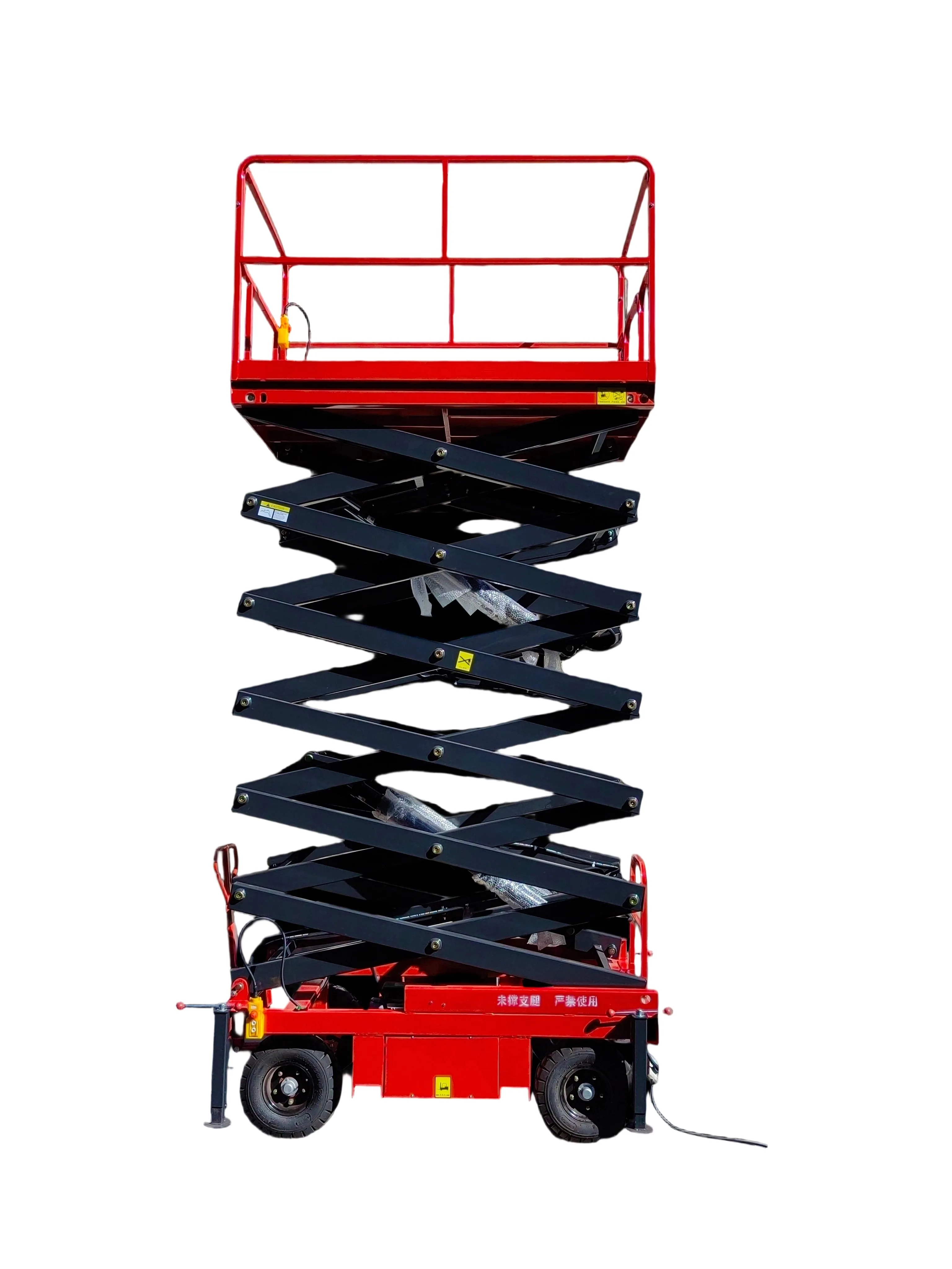 CE Mini Electric Scissor Lift Table 4m to 18m Elevated Platform for Small Scaffolding for Restaurant Industries