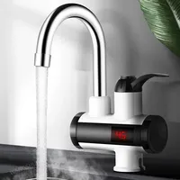 Electric Kitchen Water Heater Tap Instant Hot Water Faucet Heater Cold Heating Faucet Tankless Instantaneous Water Heater