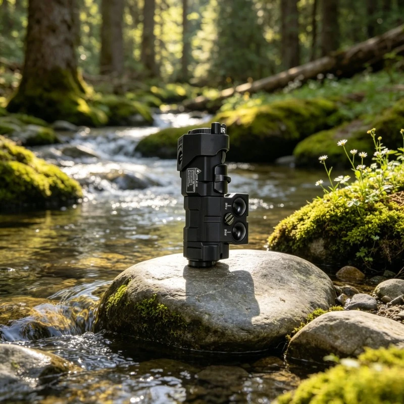 

Multi-purpose Tactical Torch With Red Green Beam, Outdoor Play Toy General Upgrade Fittings