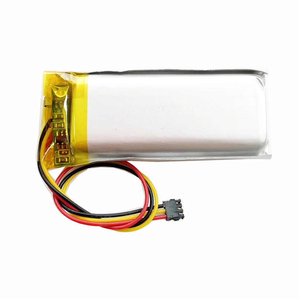 3.8V 1000mAh 3.8wh Lipo Rechargeable Battery 822048 + JST 3pin MX 1.2mm Plug For MP3 GPS Recorder Headset Valve Index Controller