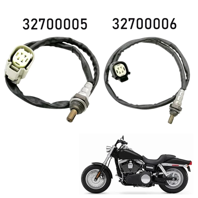 

2Pcs Upstream & Downstream O2 Oxygen Sensor 32700005 32700006 For Dyna FXD Softail FLS V-Rod VRSC 2012-2017