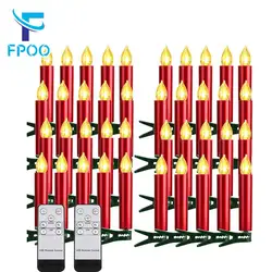 LED Electronic Candle Light With Battery Operated Christmas Candle Timer Remote And Flickering Flame For Home Decoration Candles