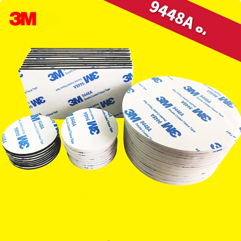 3M 9448A Biała dwustronna piankowa podkładka montażowa Mocne pogrubienie Eva Adhesive Die Cut Punching Hook Car Ornament Wysoka lepkość