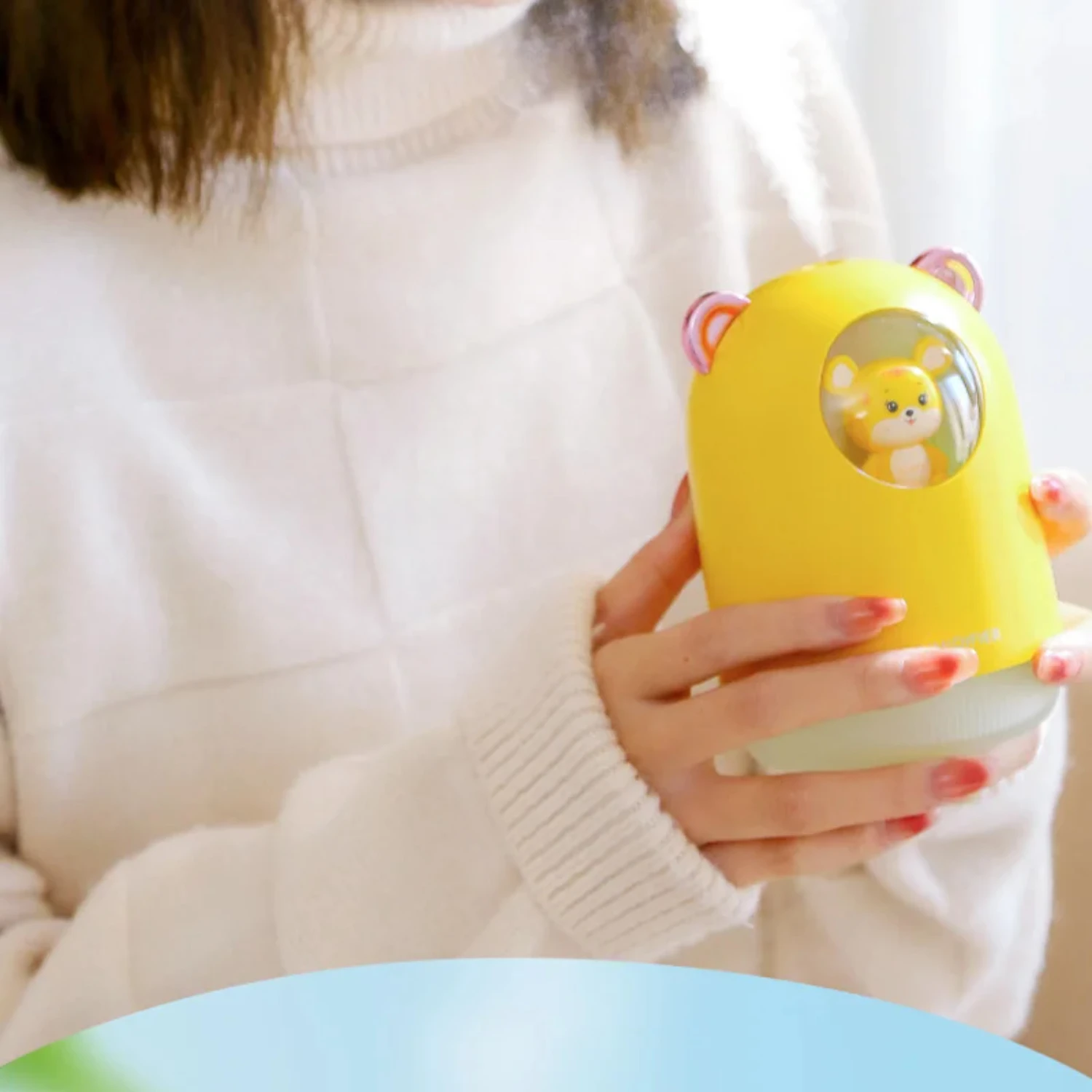 かわいいペット雰囲気ライト加湿器 USB ミニタイガー加湿器デスクトップアロマセラピーマシン誕生日ギフト
