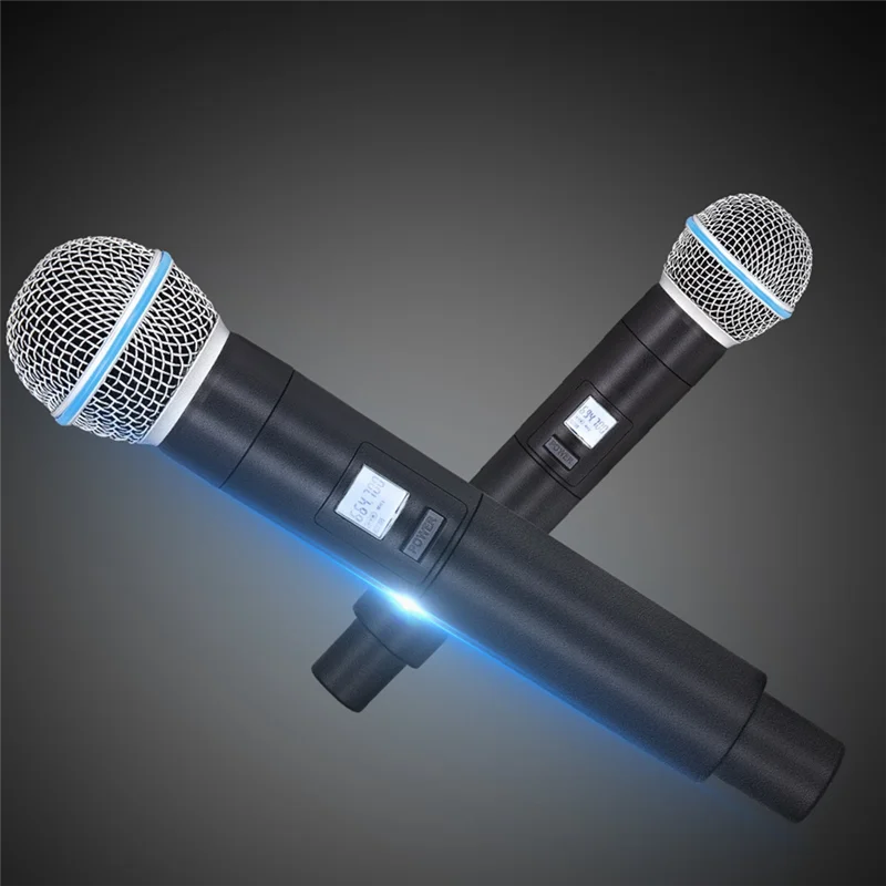 Новый ручной беспроводной микрофон GLXD4, профессиональная система УВЧ, ручной микрофон для сцены, речи, свадебного шоу, вечеринки, церкви-US P