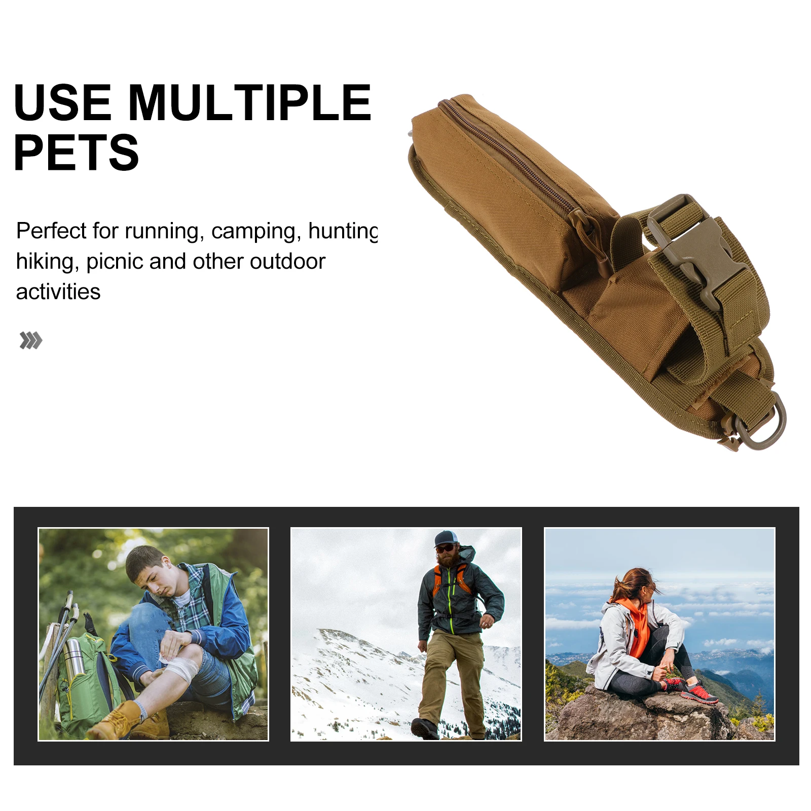 

Medical First Aid Outdoor Equipment Pouch Nylon Durable Camping Hiking Hanging Storage Bag Multifunctional Outdoor Sports