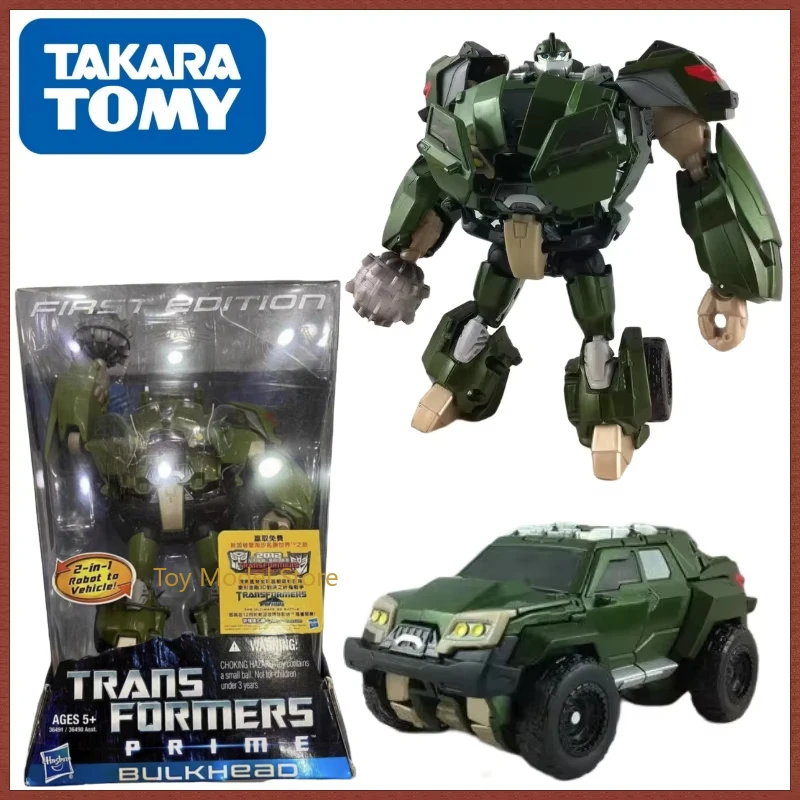 In Stock Takara Tomy Transformers TFP First Edition Navigator Grade 002 Bulkhead Action Robot Models Collectible Figures Gifts