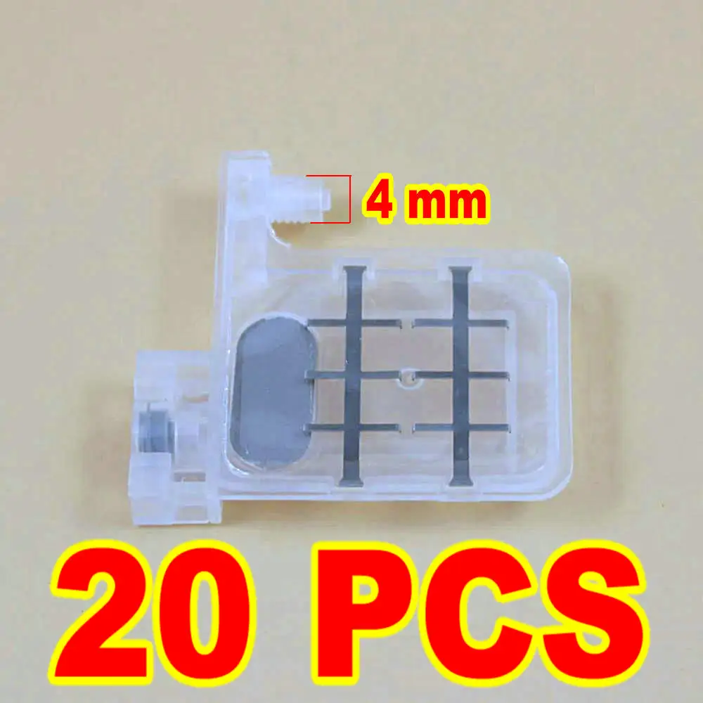 20pcs DX5 DX4 Print Head Ink Damper For Epson DX 4 DX 5 Print Head Double Clips With Square Head DX 4 5 Printers Ink Damper Kit