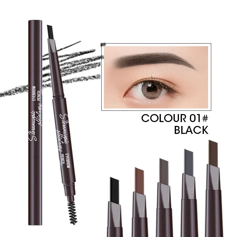 New Eye Brow Tint Cosmetics Naturalna, długotrwała farba do brwi Wodoodporna czarna brązowa kredka do brwi Kosmetyki do makijażu