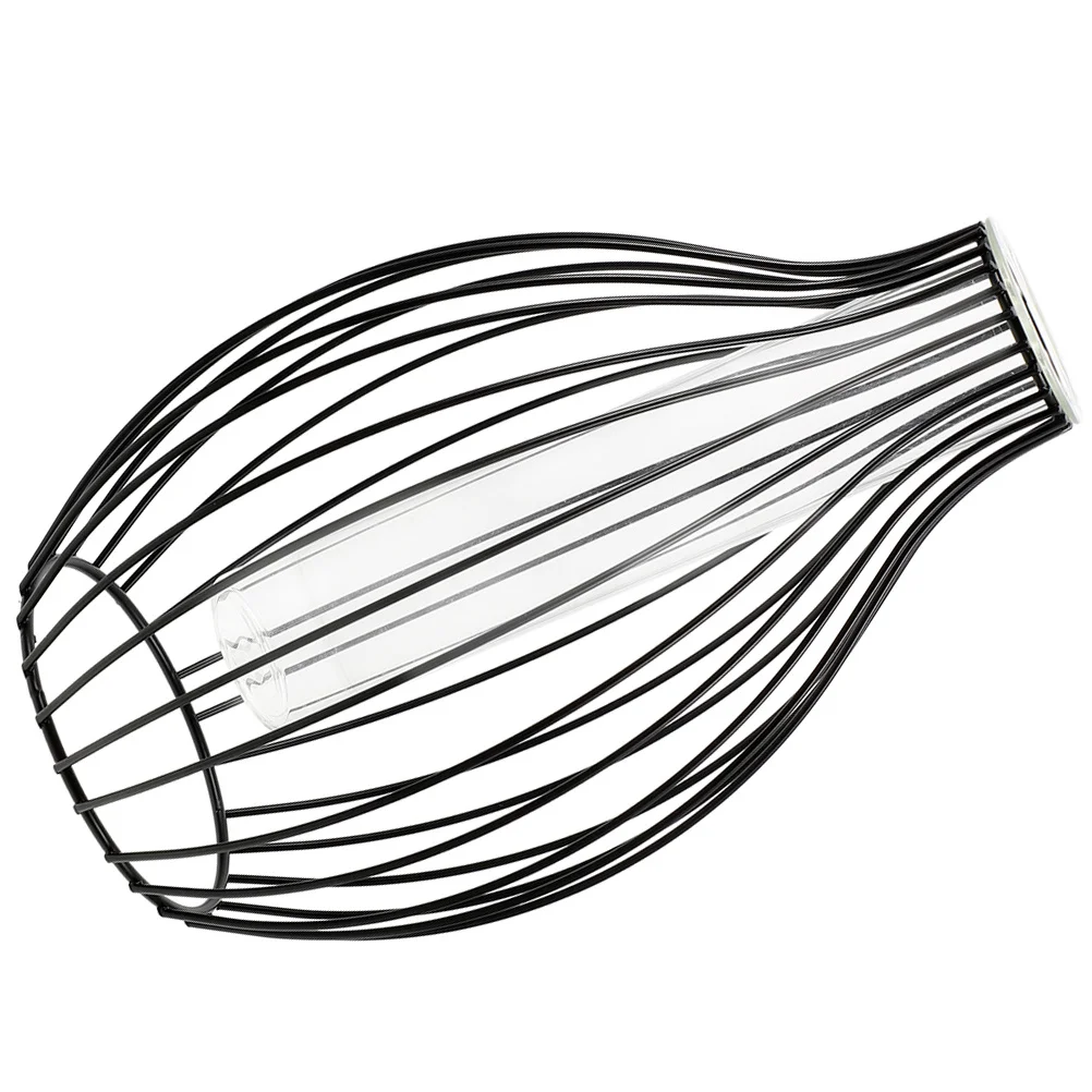 

Hydroponic Glass Vase Metal Frame Geometric Design Home Decoration Flower Holder Plant Propagation Station Nordic Style Iron