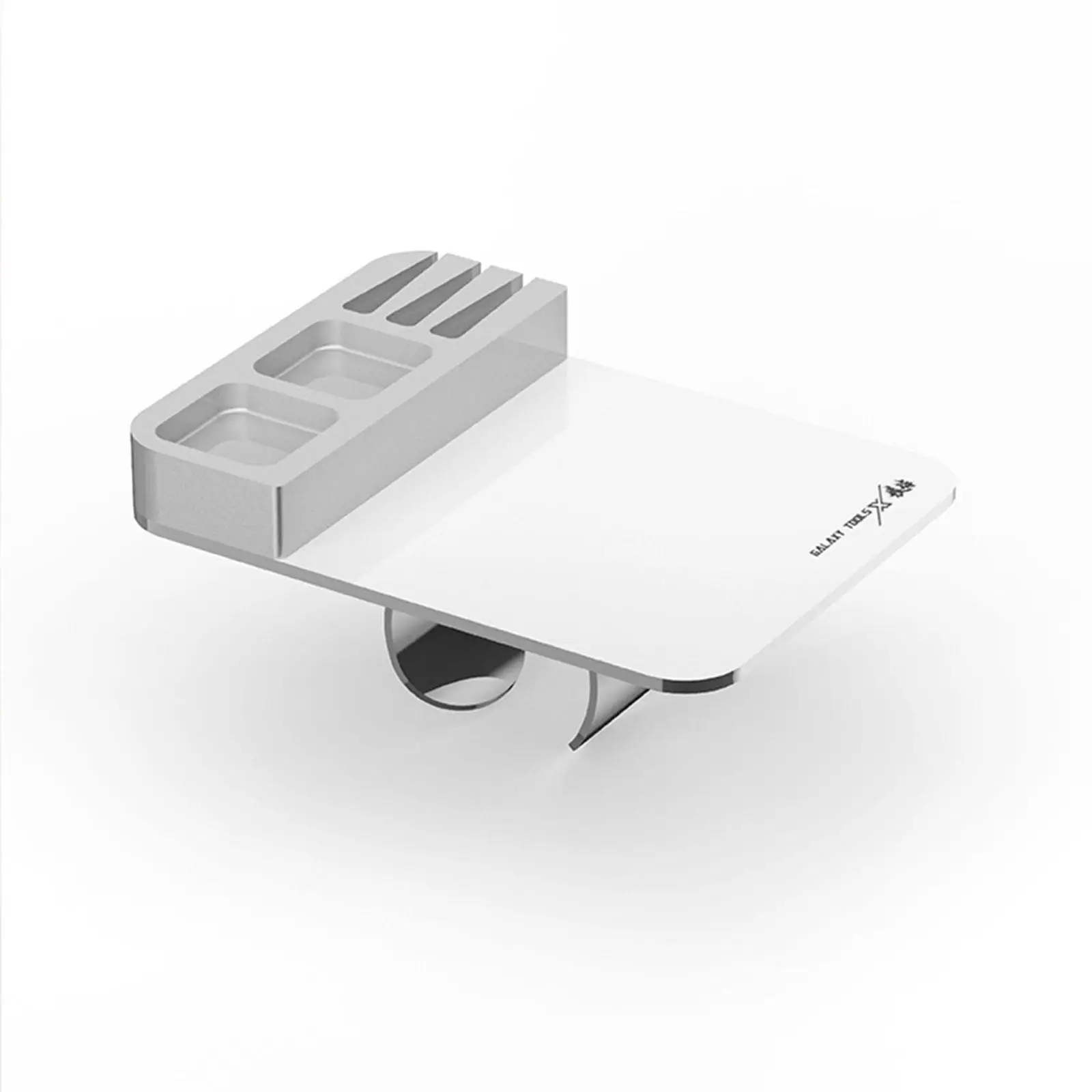 Finger Palette Tray Holder Tiny with Brush Holder Color Mixer Hand Makeup Mixing Palette for Artists All Paints Replace