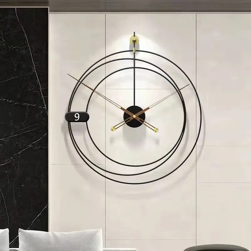 53*61cm S size Wholesale light luxury living room creative wall clock simple household fashion network hanging modern clock wall