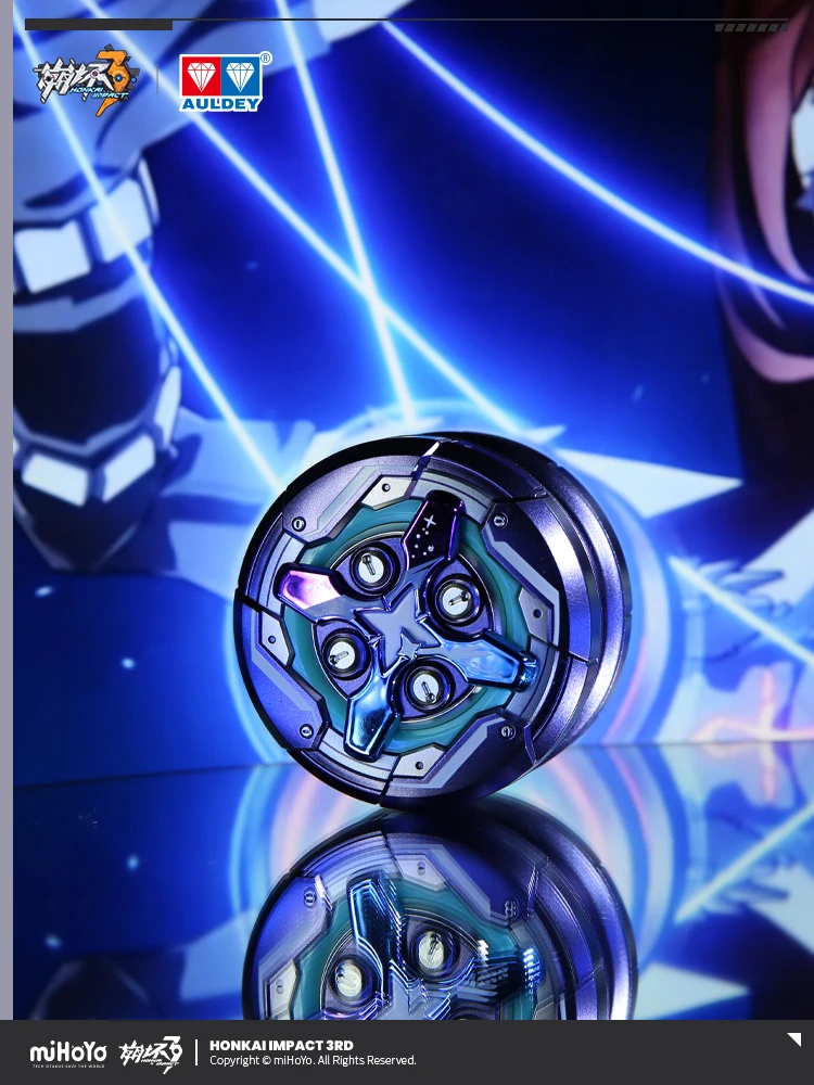 Official Honkai Impact 3 3DR Senadina Customized Yoyo Ball YoYo Balls Yo-yo Balls Red Star Thunderbolt Anime Classic Toys For Ki