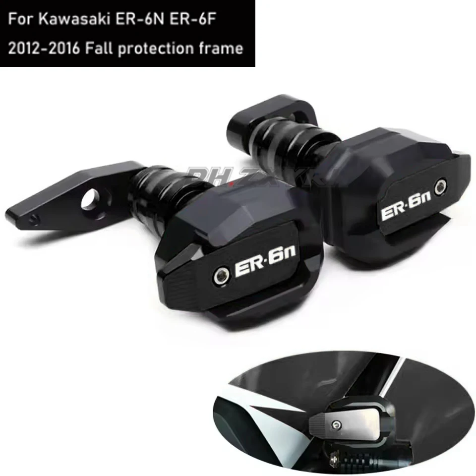 

For KAWASAKI ER6N ER6F ER-6N ER-6F NINJA 650 ER 6F Motorcycle Falling Protection Frame Slider Fairing Guard Crash Pad Protector